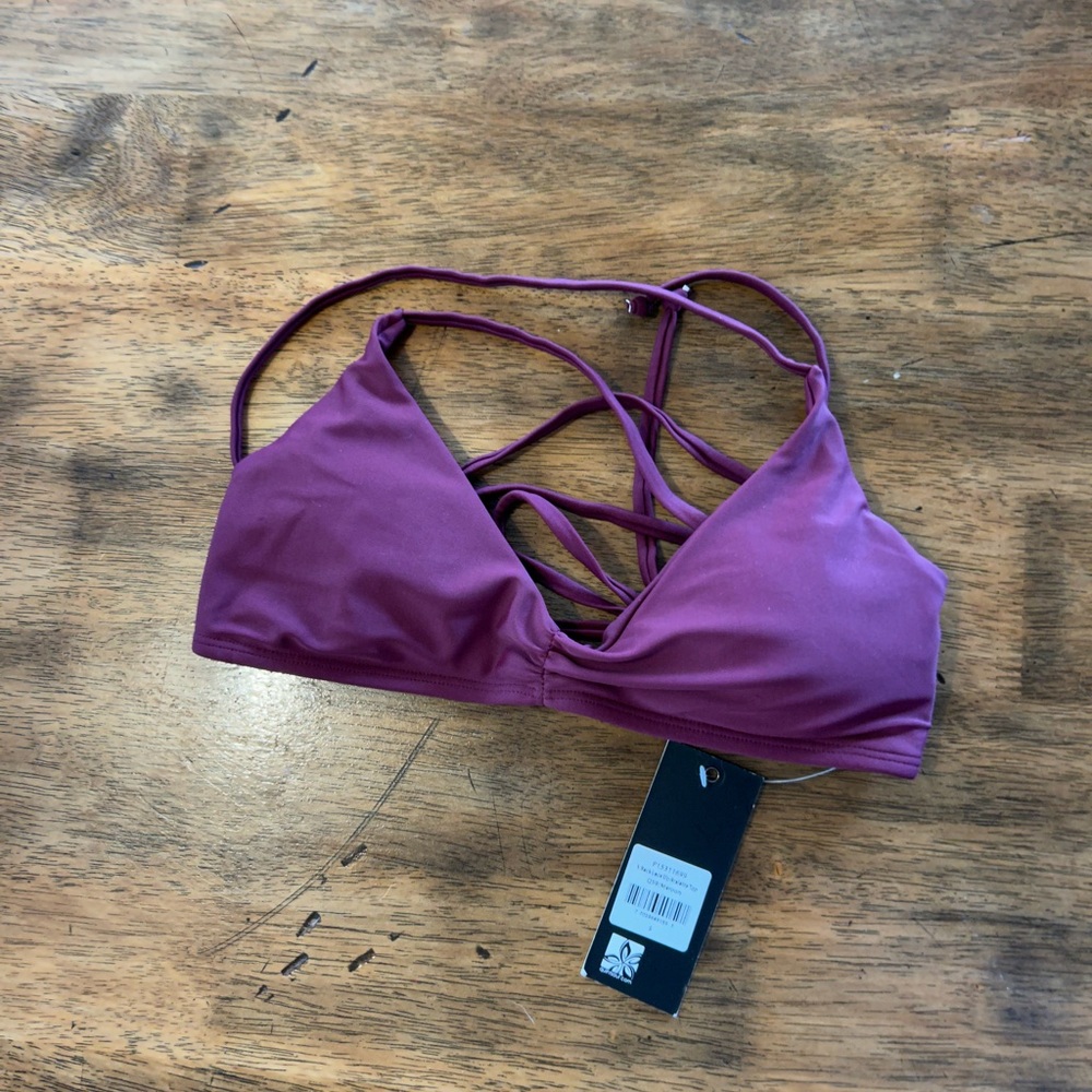 Women's Purple Strappy Bikini